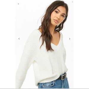 Forever 21 Drop Shoulder Chenille Sweater